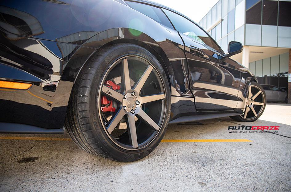 FORD MUSTANG VERONA MATTE BLACK TINTED FACE